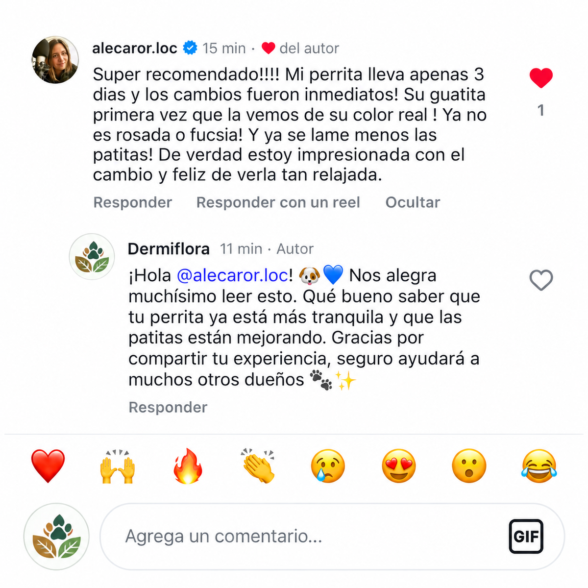 Dermiflora™ – Ayuda a controlar el hongo y a reducir la picazón desde el origen